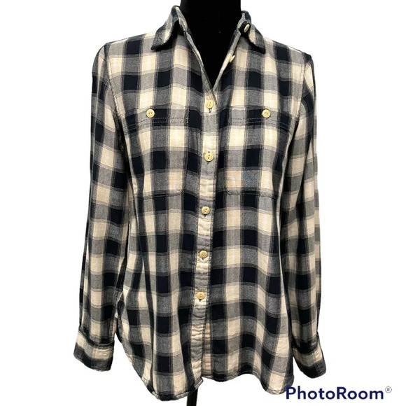 Denim & Supply Ralph Lauren Plaid Flannel Button Down Shirt - Picture 1 of 12